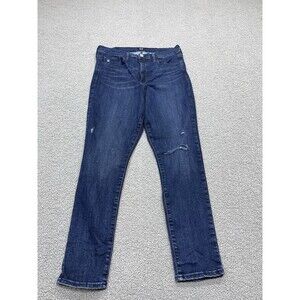 Gap Women Denim Jeans Blue 32 Favorite Jegging Pants Stretch City Preppy New